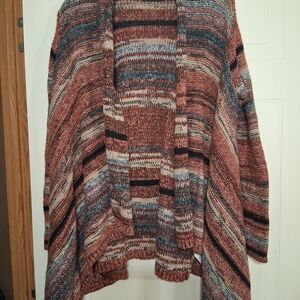 American Eagle Outfitters Multicolor Striped Cardigan